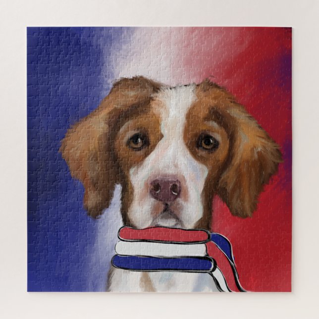 Puzzle Brittany Spaniel (Vertical)