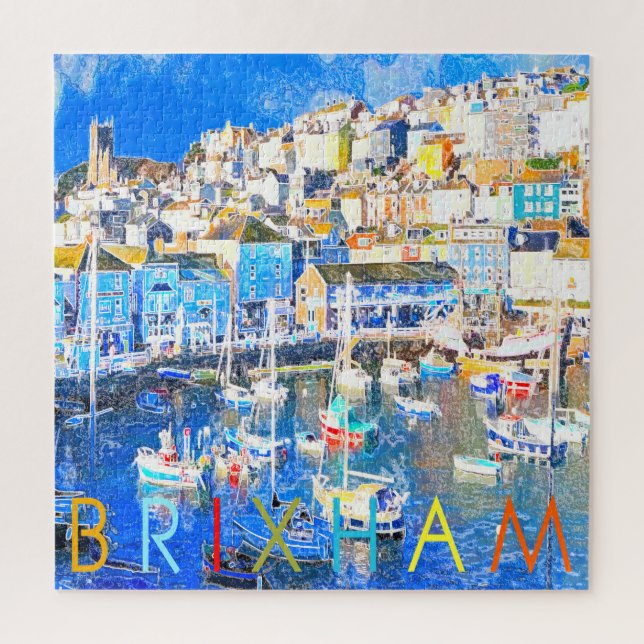 Puzzle Brixham Devon Reino Unido (Vertical)