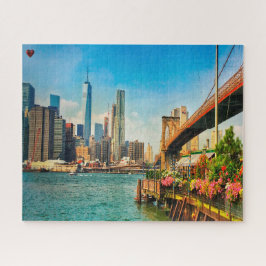 Puzzle Broklyn Skyline New York