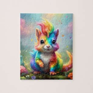 Puzzle Bromistas de maravilla: La ardilla del Unicornio a