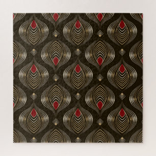 Puzzle Bronce antiguo: Elegancia Ornamental sin Marea