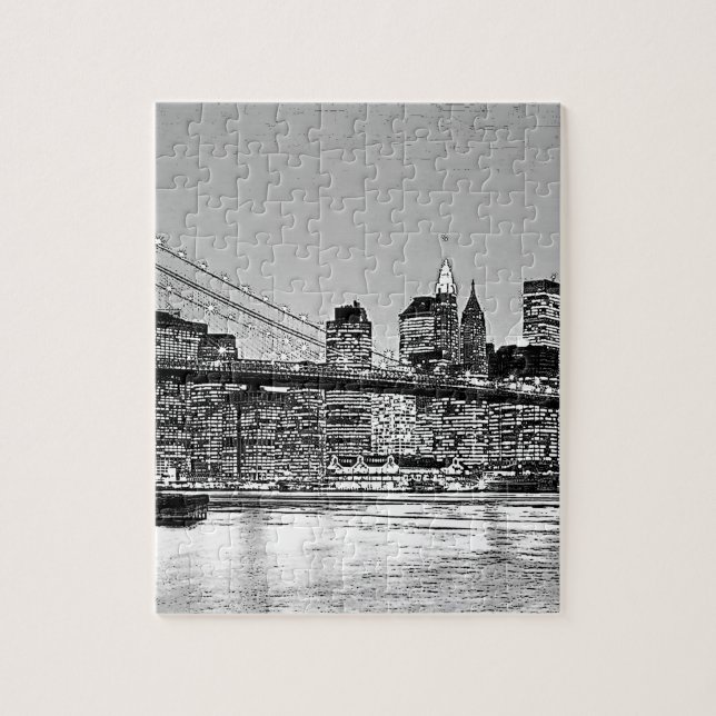Puzzle Brooklyn Bridge New York (Vertical)
