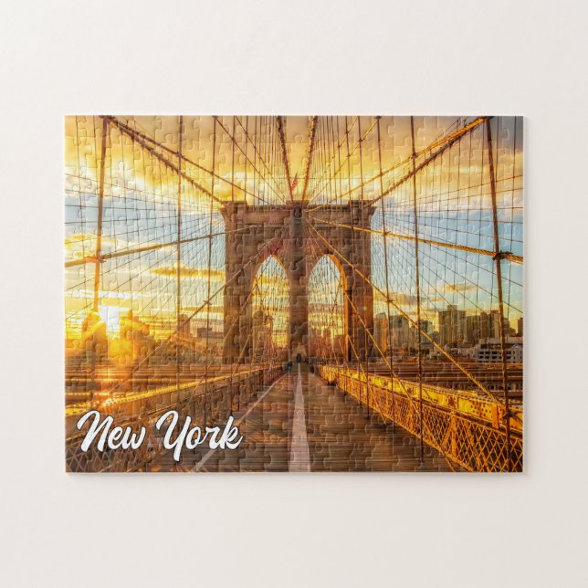 Puzzle Brooklyn Bridge, Nueva York, Estados Unidos (Horizontal)