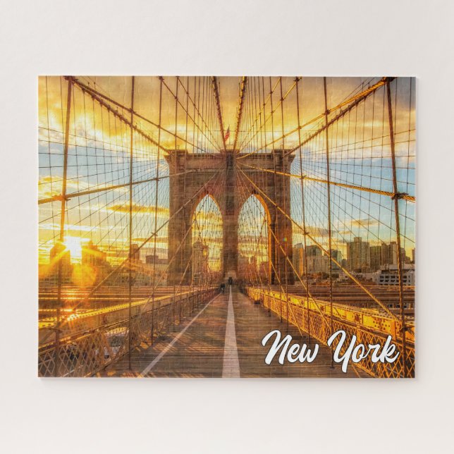 Puzzle Brooklyn Bridge, Nueva York, Estados Unidos (Horizontal)