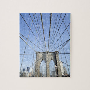 Puzzle Brooklyn Bridge, Nueva York, NY, EE. UU.