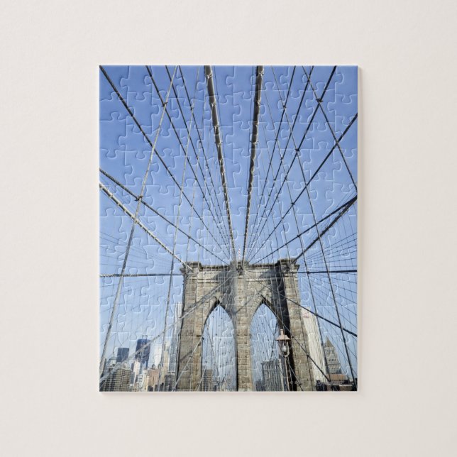 Puzzle Brooklyn Bridge, Nueva York, NY, EE. UU. (Vertical)