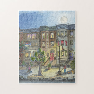 Puzzle Brooklyn en la hora de acostarse