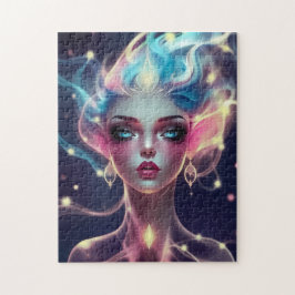 Puzzle Brote de luz de diosa etérea- Arte de fantasía mís