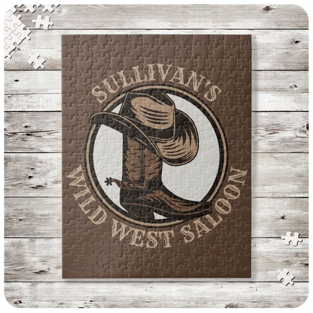 Puzzle Brotes de Cowboy West Saloon personalizados (Subido por el creador)