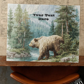 Puzzle Brown Bear