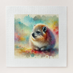 Puzzle Bruce hyrax painting 051024AREF117 - Watercolor