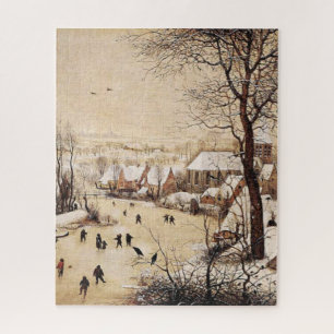 Puzzle Bruegel el mayor - Paisaje invernal,