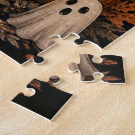 Puzzle Bruja de Halloween Capybara Otoño Mágico