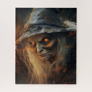 Puzzle Bruja espeluznante y aterradora de Halloween de te