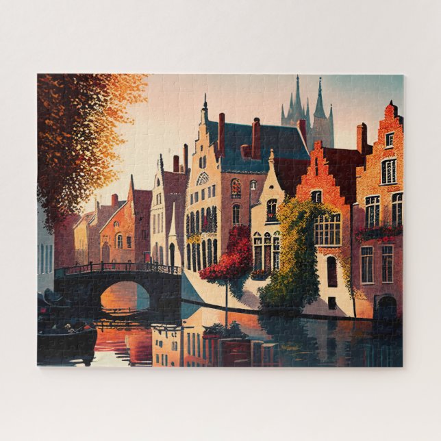 Puzzle Brujas, Bélgica (Horizontal)