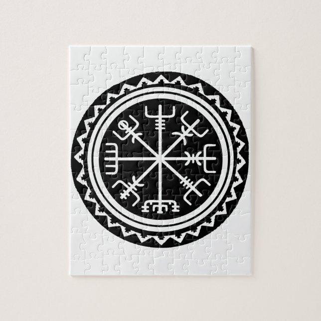 Puzzle Brújula Vikinga Vegvisir (Vertical)