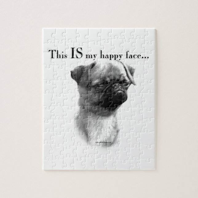 Puzzle Bruselas Griffon Happy Face (Vertical)
