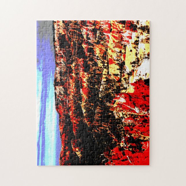 Puzzle Bryce Canyon Posterization Amphitheater (Vertical)