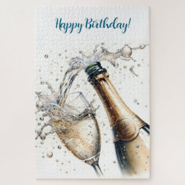 Puzzle Bubbly champagne Happy Birday