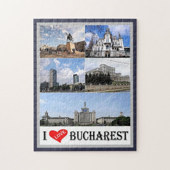 Puzzle Bucarest - Amo - Rumania - (Vertical)