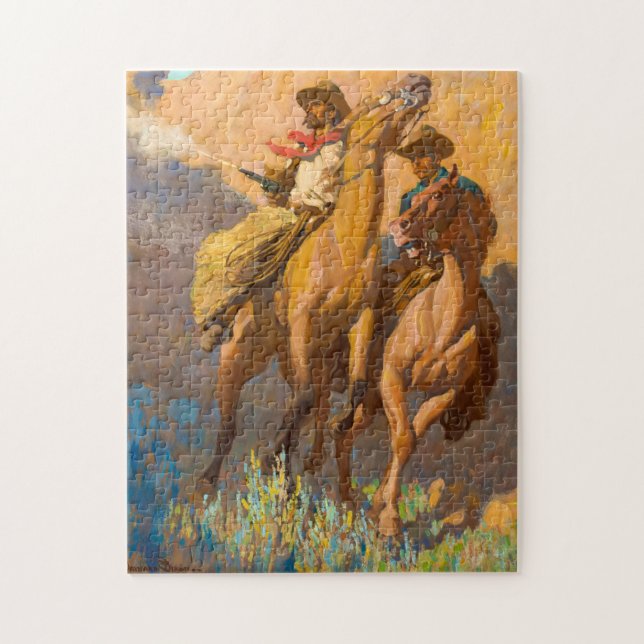Puzzle Buck Peters, Ranchman por Maynard Dixon (Vertical)