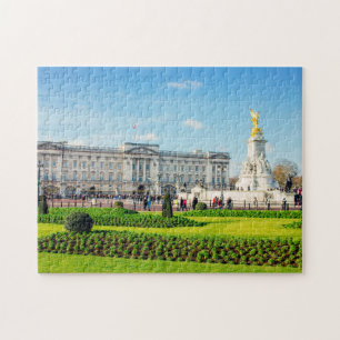 Puzzle Buckingham Palace y monumento de Victoria