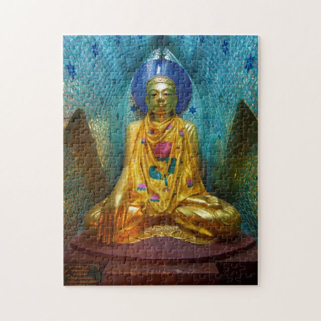 Puzzle Buda en hornacina ornamentada (Vertical)