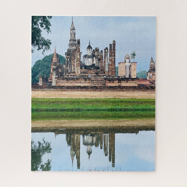 Puzzle Buda en Tailandia Provincia de Sukhothai (Vertical)