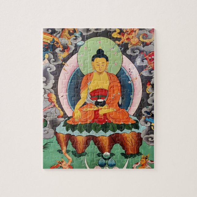 Puzzle Buda Shakyamuni y compasión, Dharma Himalayas (Vertical)