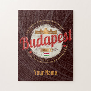 Puzzle Budapest Design Hungría Parlamento Vintage