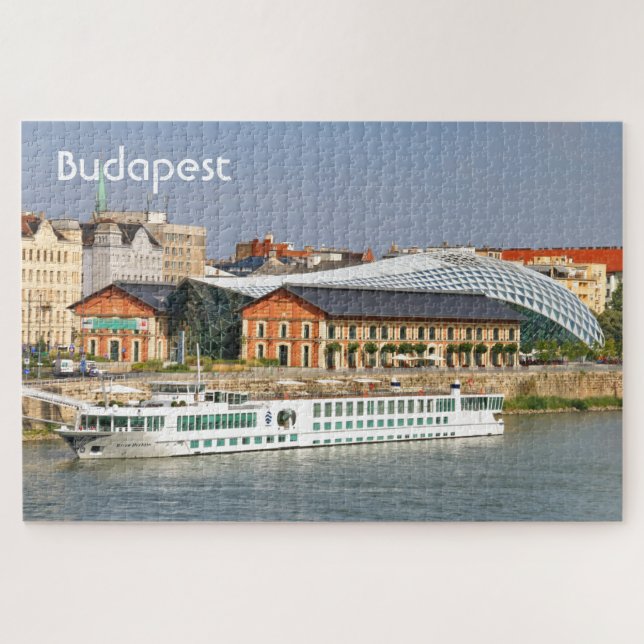 Puzzle Budapest: Galería y barco de crucero, Hungría (Horizontal)