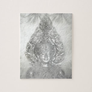 Puzzle buddha en plata