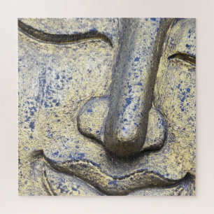 Puzzle Buddha Face Zen Harmony Buddhahood Wood