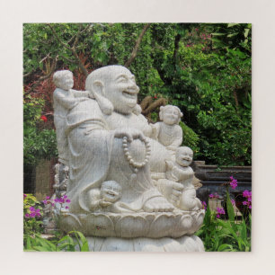 Puzzle budismo, buddha, estatua, religión, oro, asia,