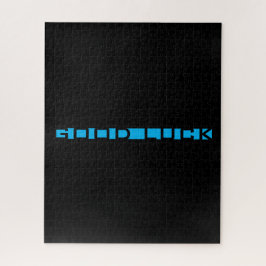 Puzzle Buena suerte azul negro duro difícil difícil desaf