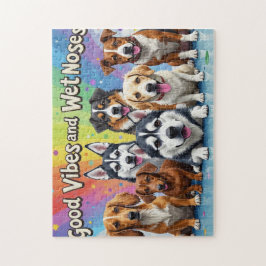 Puzzle Buenos vibraciones y nueces húmedas Doodles juguet