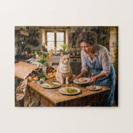 Puzzle Bufet Gourmet para Gato Mimado