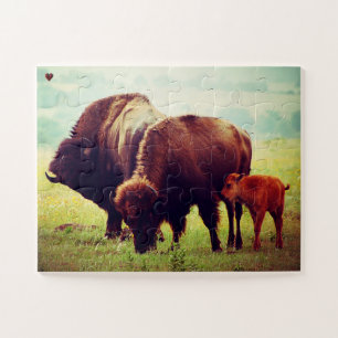 Puzzle Buffalo y Calf Oklahoma