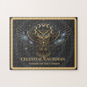 Puzzle Búho Celestial Guardián Cósmico