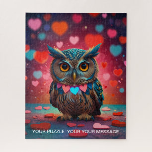 Puzzle Búho de Corazón de Amor