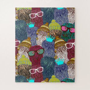 Puzzle Búho en la corona