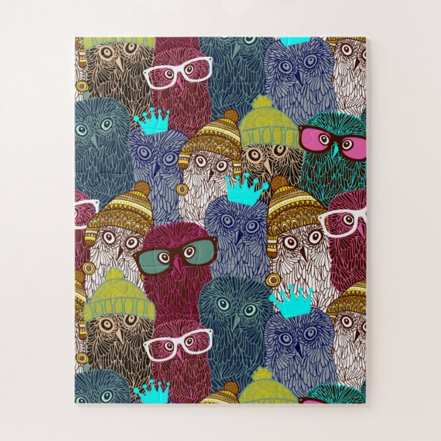 Puzzle Búho en la corona (Vertical)