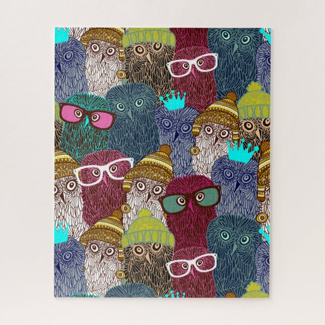 Puzzle Búho en la corona (Vertical)