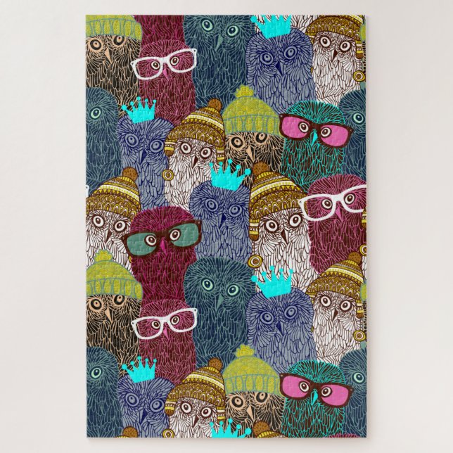 Puzzle Búho en la corona (Vertical)