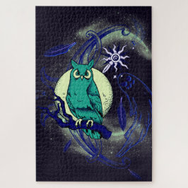 Puzzle Búho y fantasma