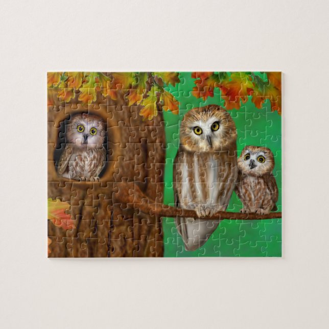 PUZZLE BUHOS BEBÉS (Horizontal)