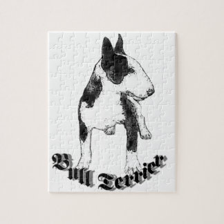 Puzzle Bull Terrier dog
