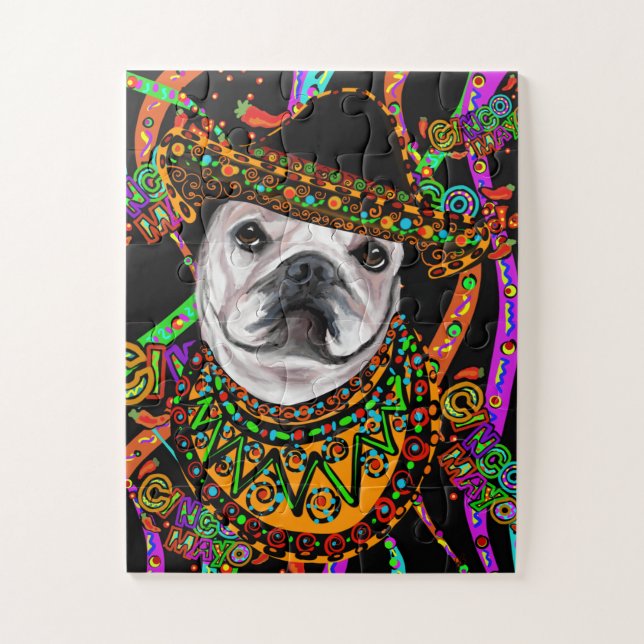 Puzzle Bulldog  (Vertical)