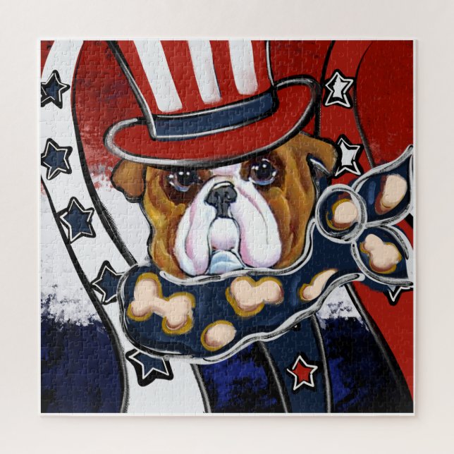 Puzzle Bulldog (Vertical)
