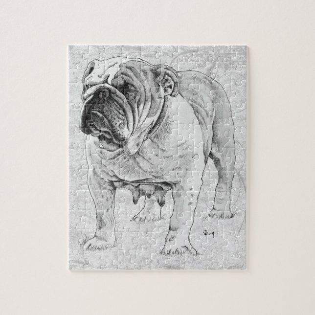 Puzzle Bulldog (Vertical)
